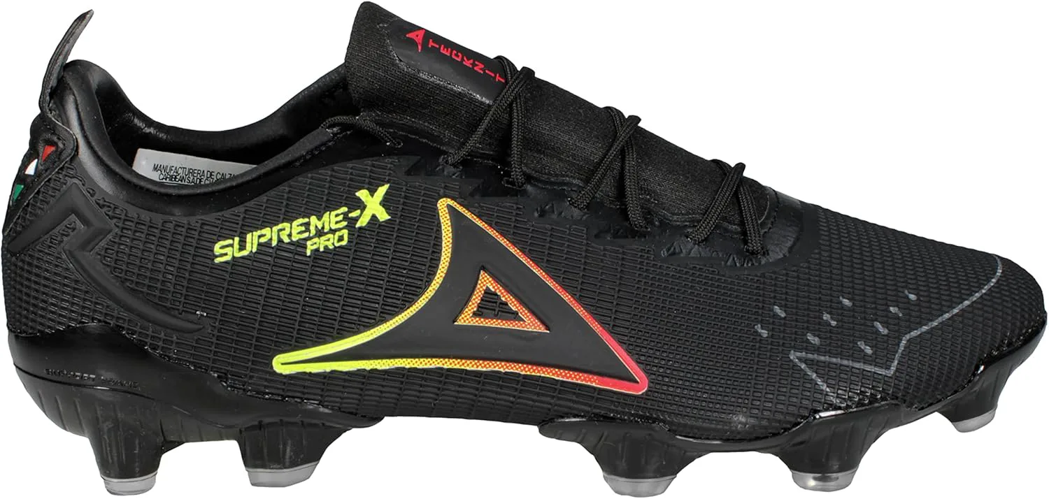 Футбольные бутсы Pirma Brasil для мужчин Supreme-X Pro черные Профессиональные футбольные бутсы Generic, черный — фото 4