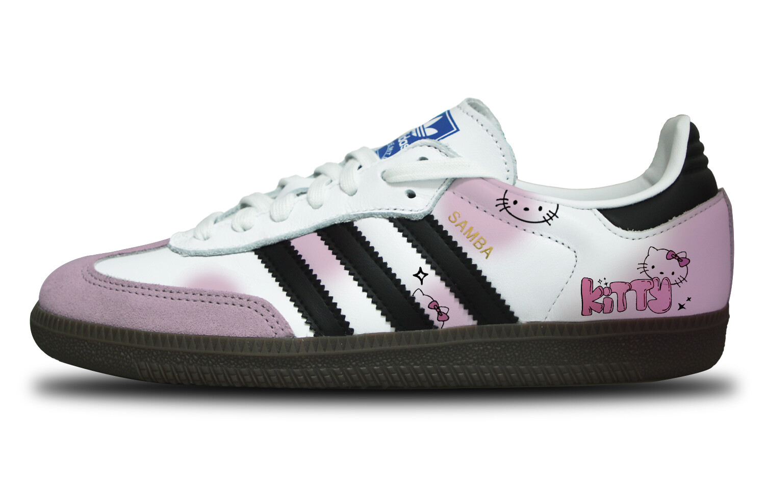 

Кроссовки adidas originals SAMBA OG Skateboarding Shoes Unisex Low-top Black, белый