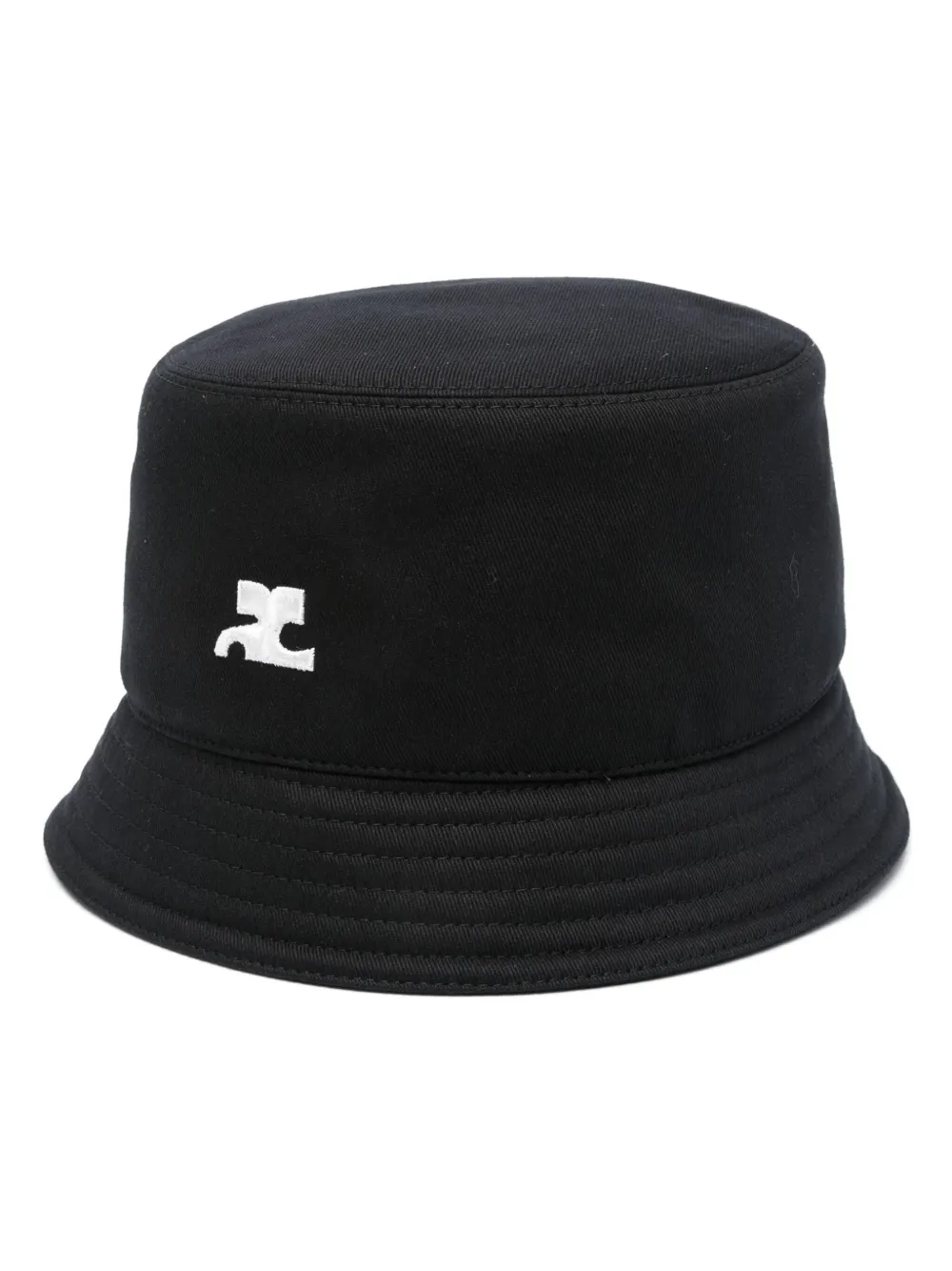

Панама с логотипом Signature Courrèges, черный