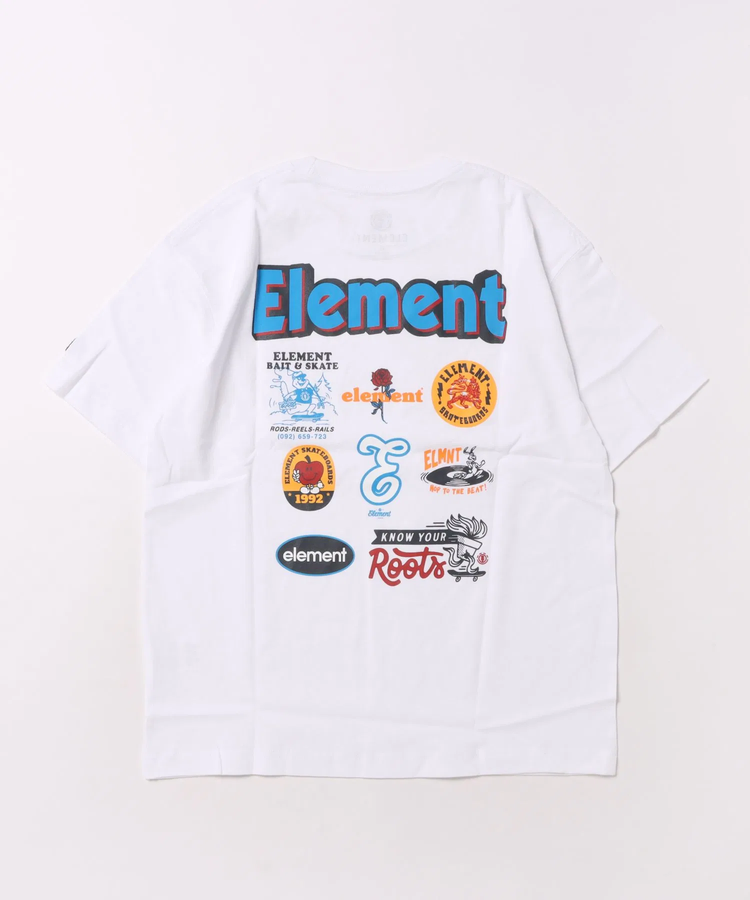 Детская футболка ELEMENT ACOMPANY SS Y с принтом чёрная — фото 4