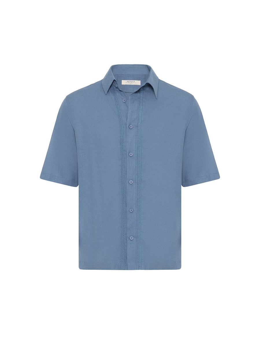 

Рубашка на пуговицах классического кроя Antioch, Blue Denim