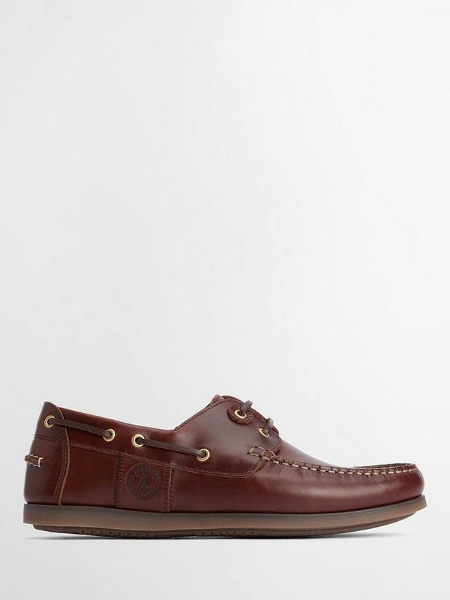 

Бодрствующие кожаные туфли-лодочки Barbour, цвет Mahogany