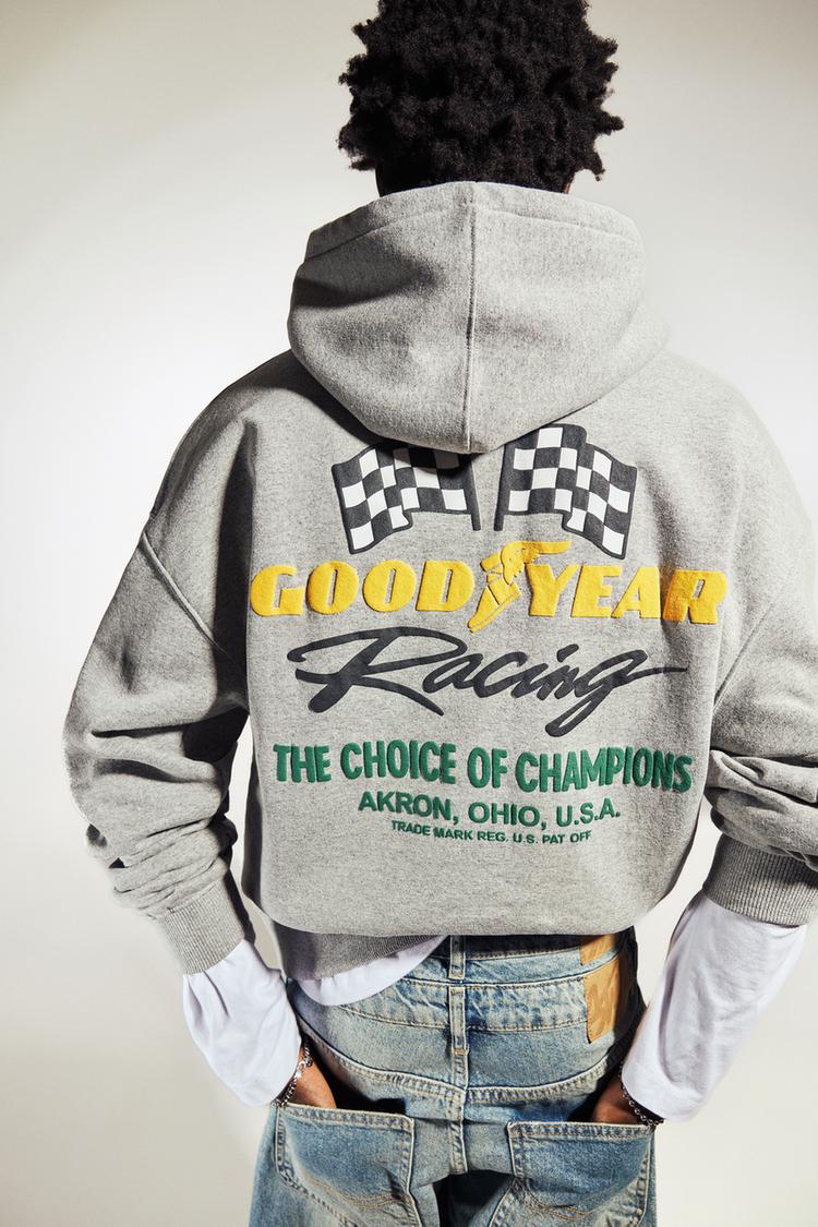 

Толстовка Goodyear Pull And Bear, серый
