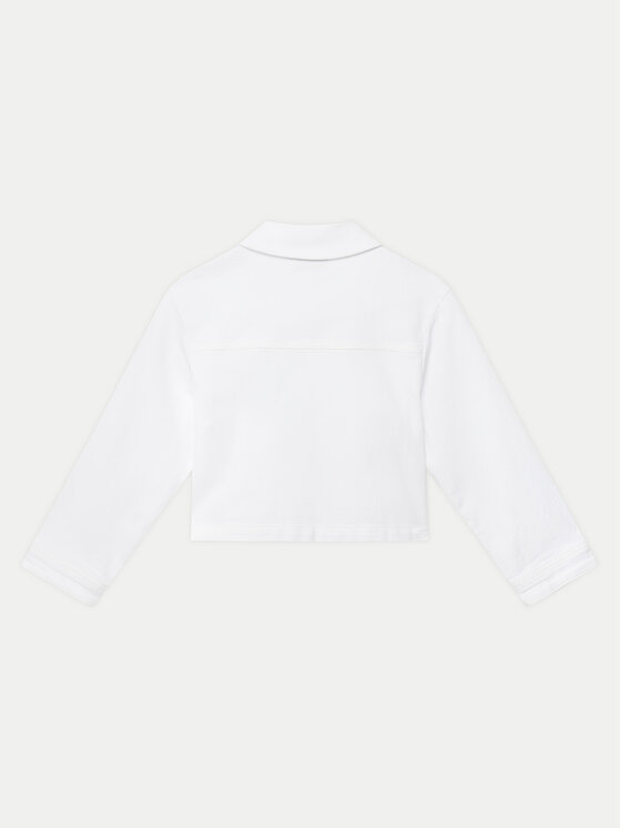 Джинсовая куртка relaxed fit IG0IG02844 Calvin Klein Jeans, белый — фото 2
