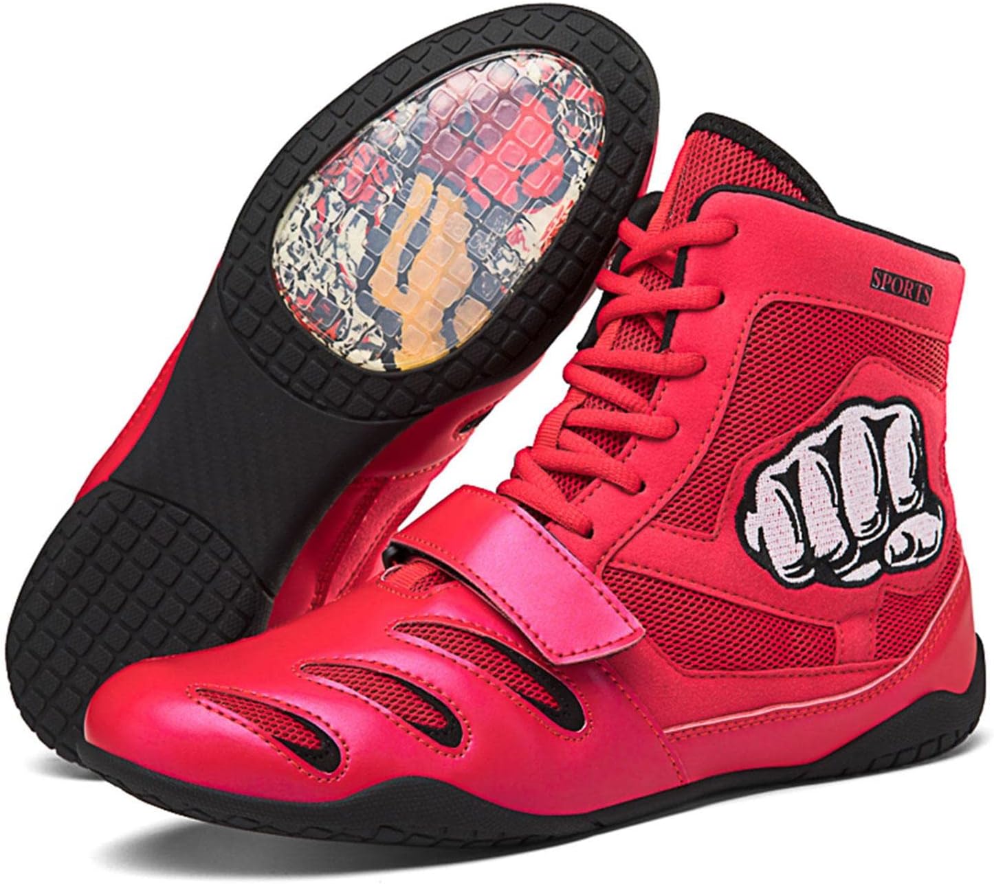 

Мужские боксерские кроссовки TECDOTO для боевых видов спорта, мастер-тренировок, ринг-шуз, боксерские тренеры, спортивная обувь для фитнеса, легкие кроссовки для бодибилдинга, тяжелой атлетики и MMA, серые, 8.5