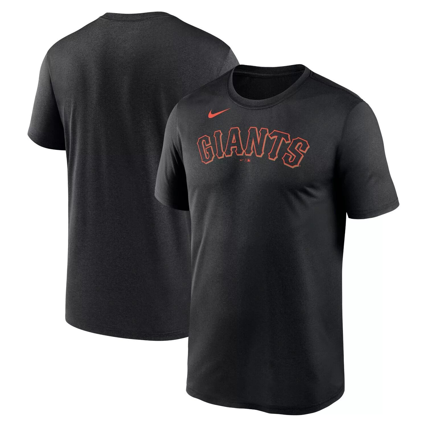 Мужская черная футболка с надписью San Francisco Giants New Legend Nike — фото 4
