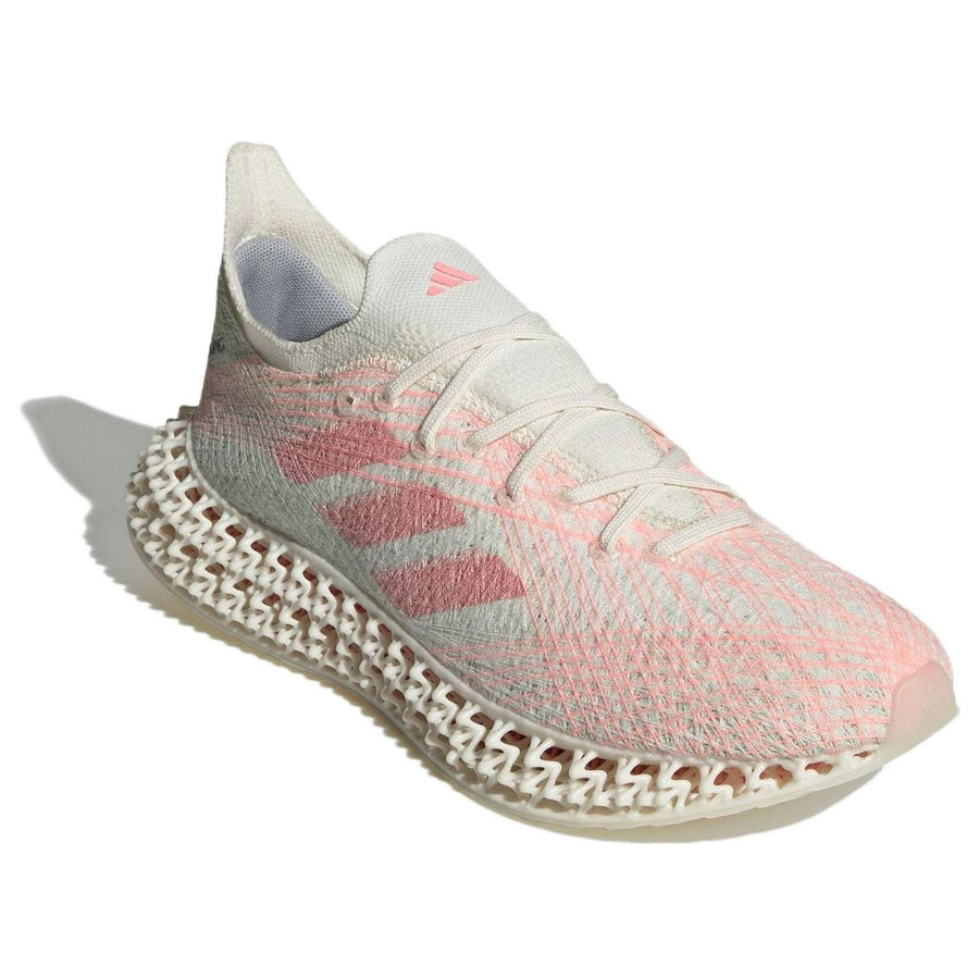 Кроссовки (WMNS) adidas 4DFWD X Strung 'White Pink', белый — фото 3