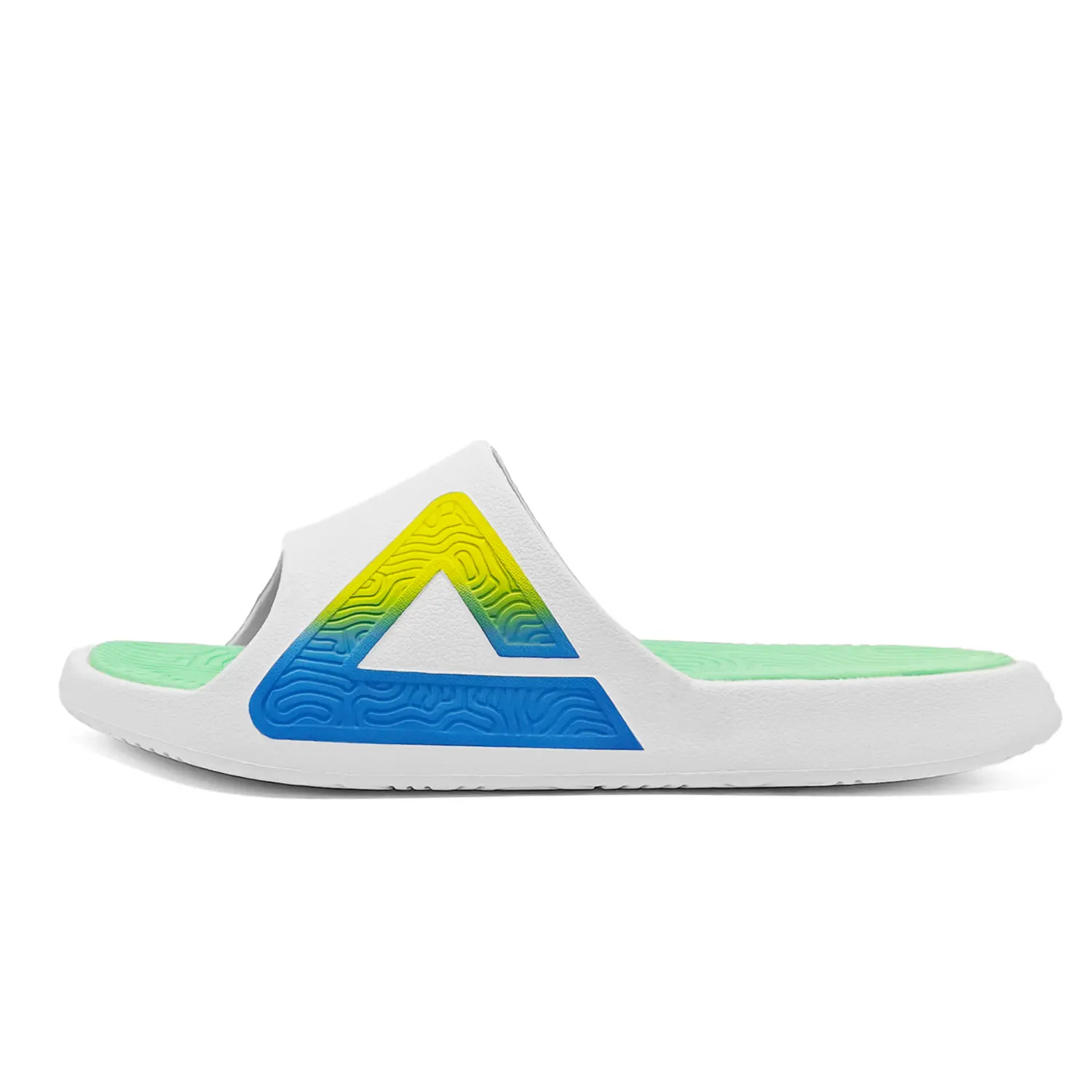 

PEAK Тапочки-слайды State Pole с амортизацией, устойчивые к запахам, белые, мужские