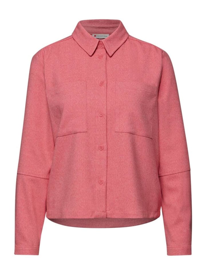 

Street One Блузка с длинными рукавами эффектного кораллового цвета