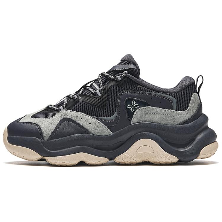 

Кроссовки ANTA Life Collection Lifestyle Shoes Women's Low-top Inkstone Gray/granite Gray/white Gray Green, серый/зеленый