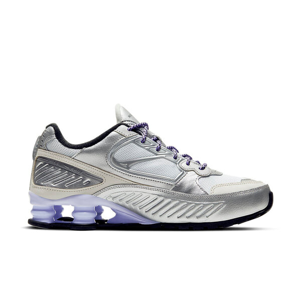 Кроссовки Shox Enigma 9000 Nike, серебряный — фото 2