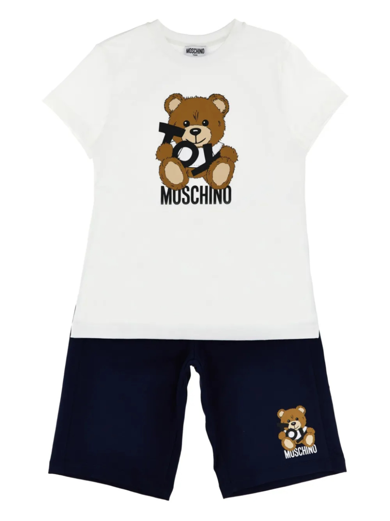 

Комплект шорт Moschino Kids Teddy, белый