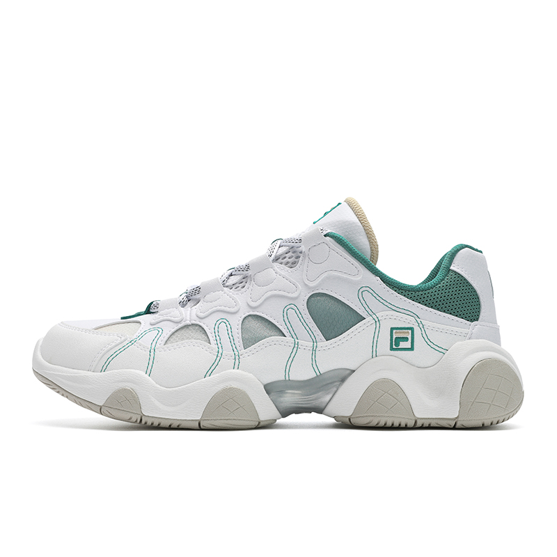 

FILA Кроссовки для бега с низким верхом, амортизирующие, износостойкие, дышащие, с защитой и поддержкой, белые, мужские