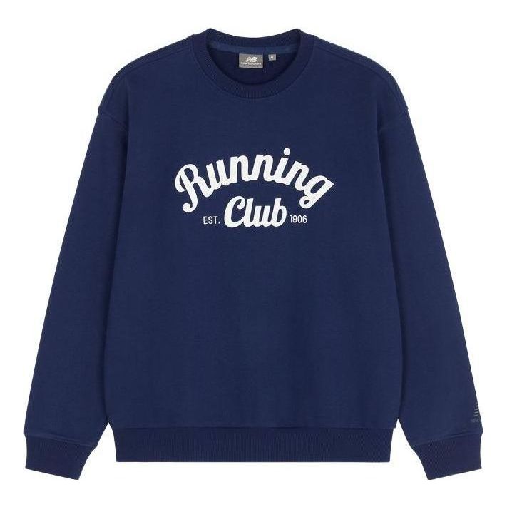 

Свитер New Balance Fleece Crew Sweater 'Blue White', синий