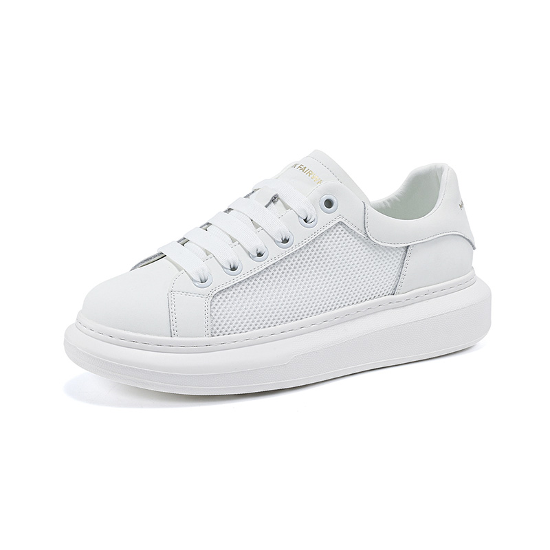 

FAIRWHALE Мужские скейтерские кроссовки белые сетчатые, цвет White (Mesh)