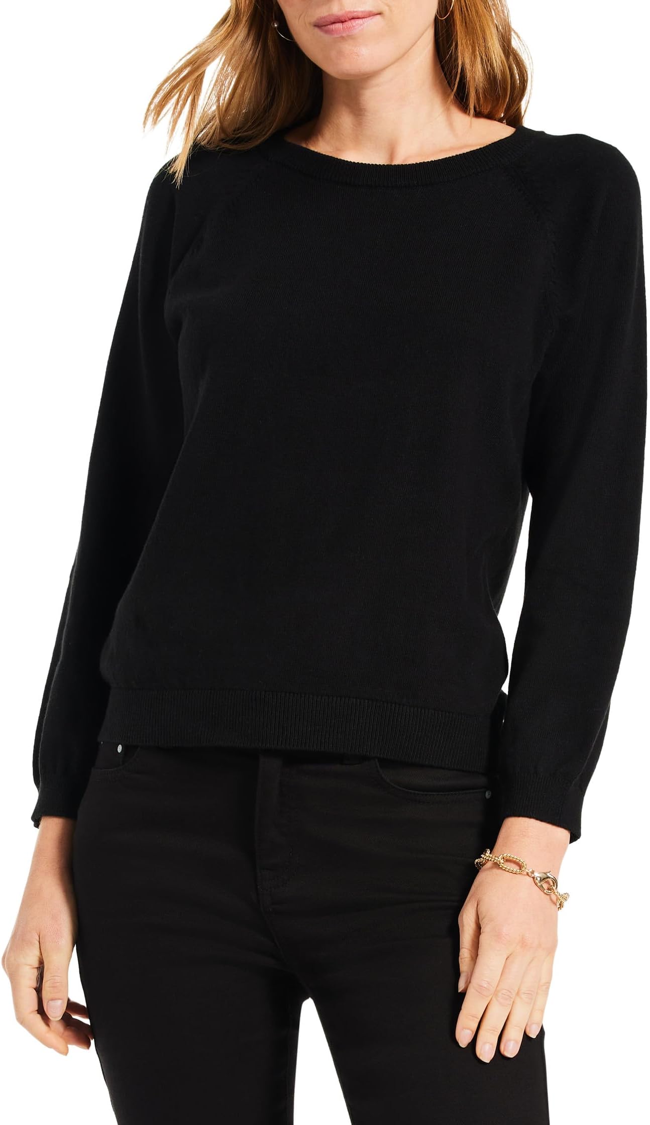 

Свитер NIC+ZOE Here And There Sweater, цвет Black Onyx
