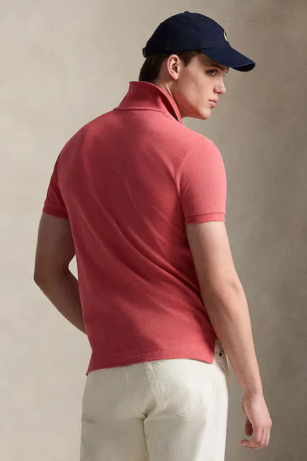 Поло хлопковое Polo Ralph Lauren, розовый — фото 2