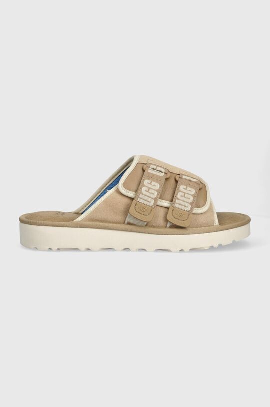 

Замшевые тапочки UGG Goldencoast Strap Slide Ugg, бежевый