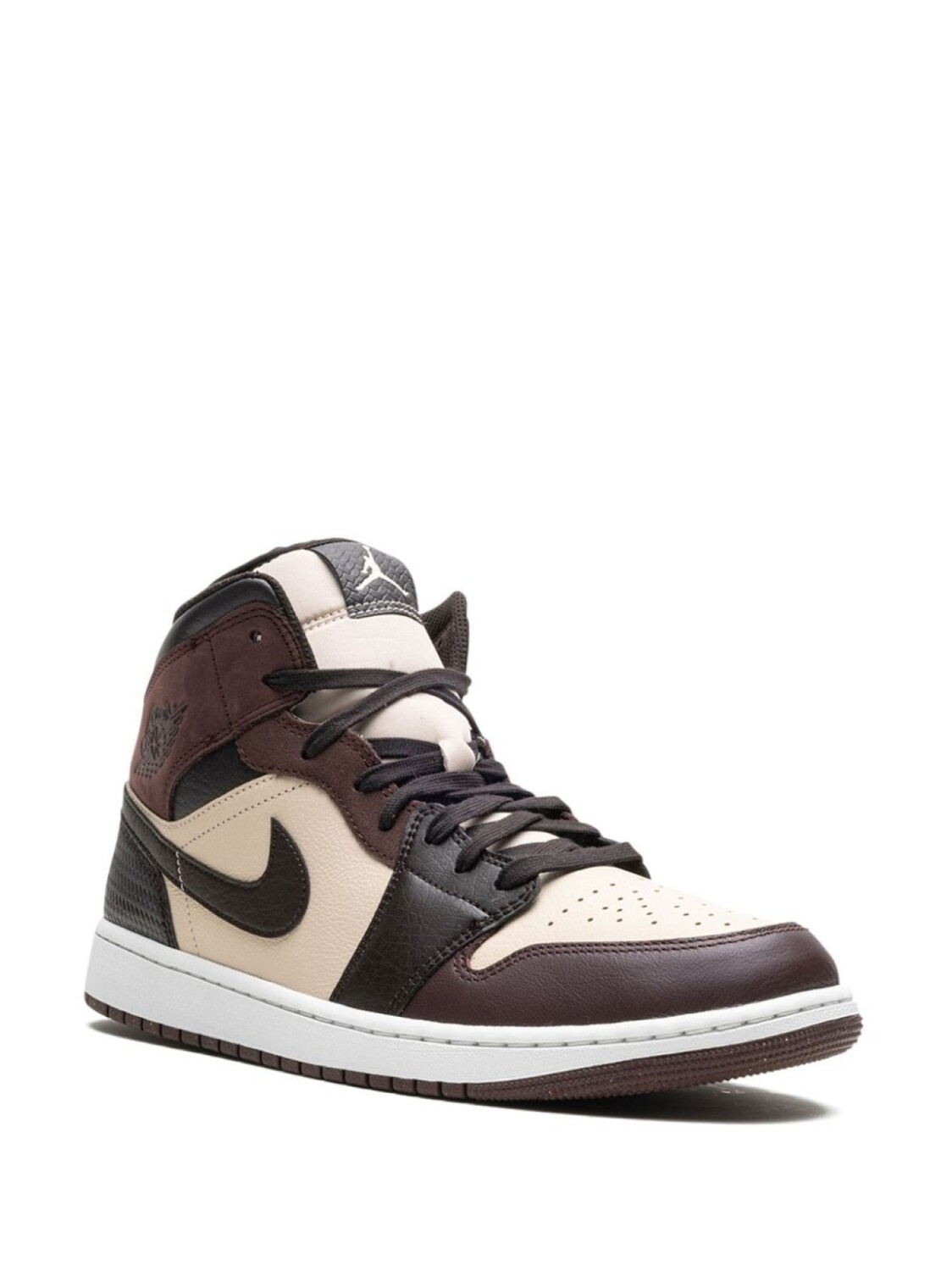 Кроссовки Air 1 Mid SE Velvet Brown Jordan, коричневый — фото 2