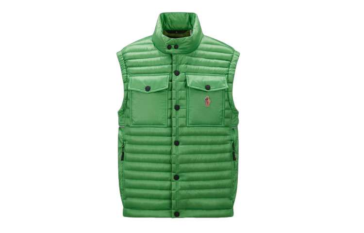 

Moncler Grenoble Олон пуховая жилетка, Bright Green