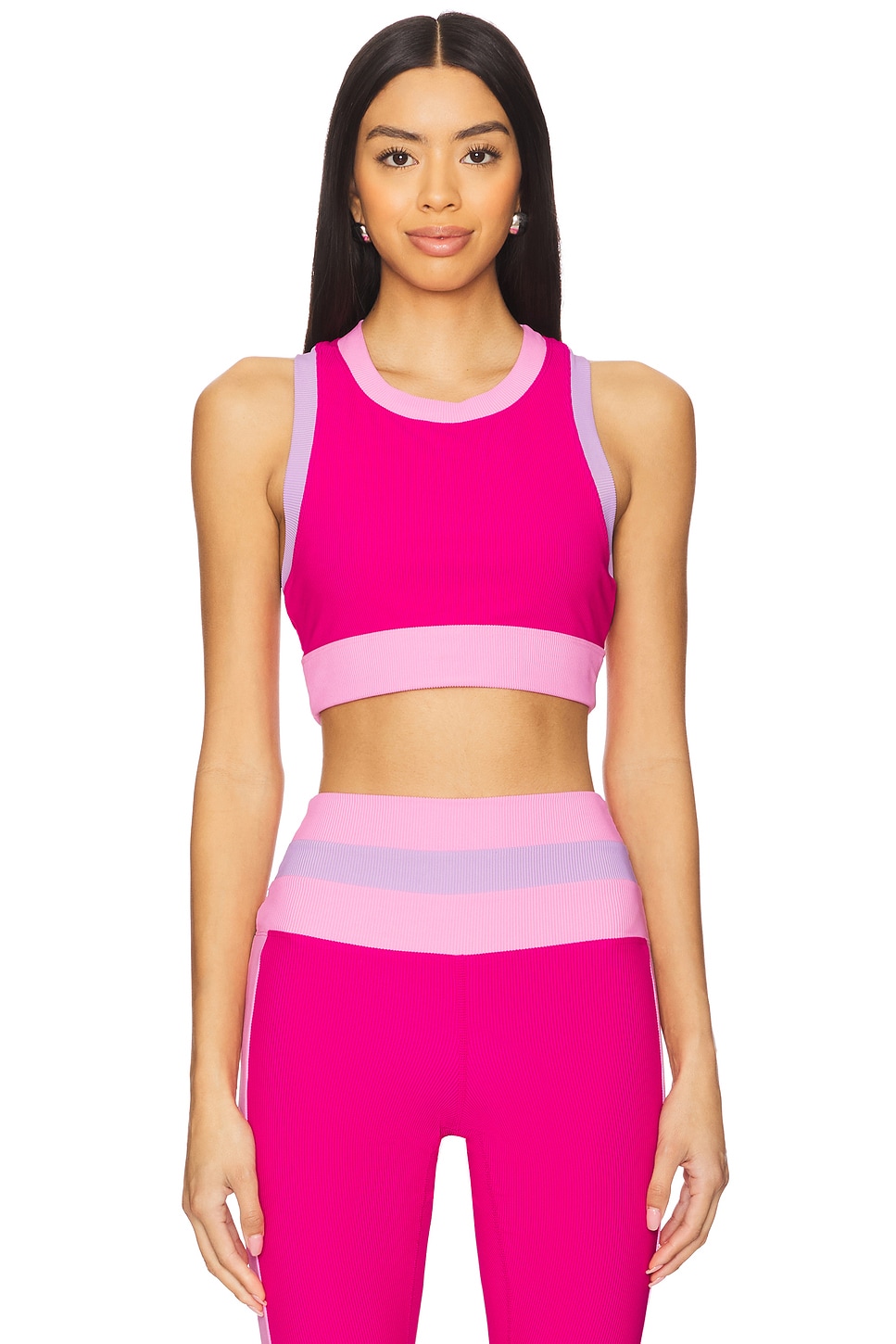 

Топ Gwen Beach Riot, raspberry colorblock