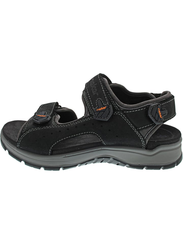 

Rieker Черные сандалии