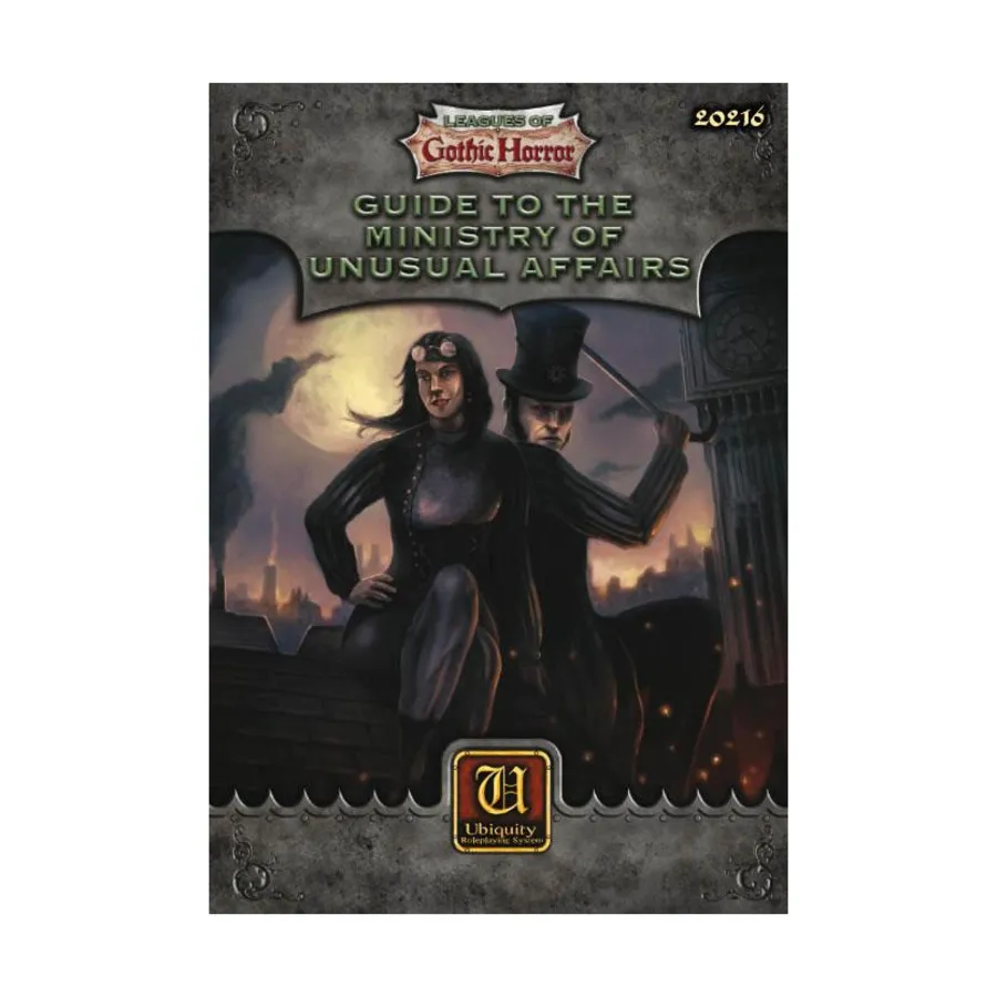

Leagues of Gothic Horror - Guide to the Ministry of Unusual Affairs, Leagues of Adventure, мягкая обложка