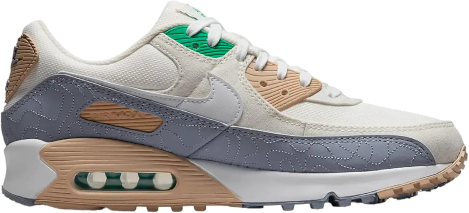 Мужские кроссовки NIKE Air Max 90 PRM, белый — фото 3
