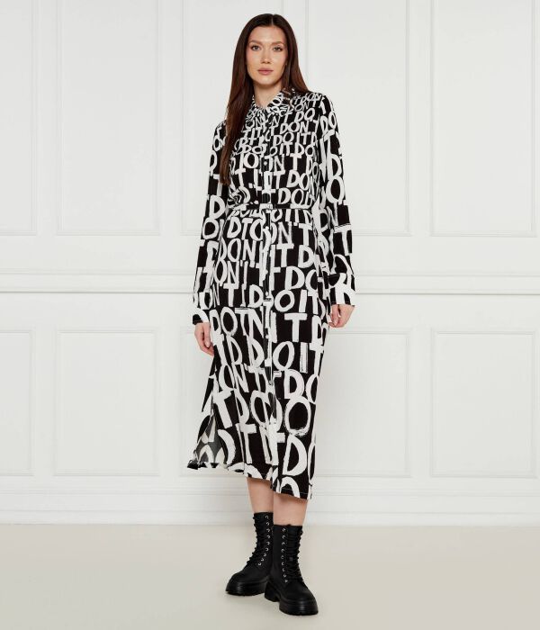 

Платье с поясом vest_tripoli Desigual, черный