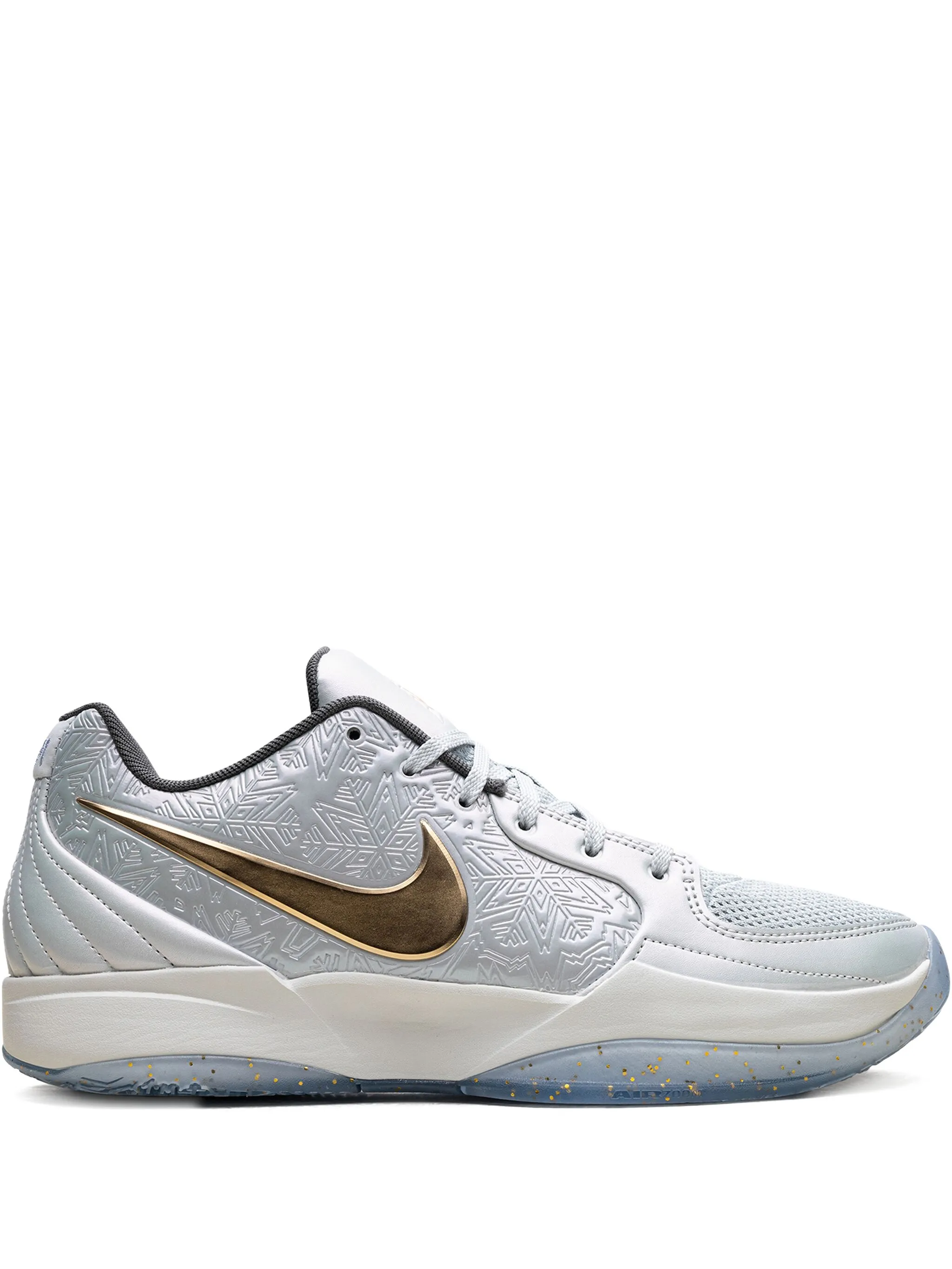 

Кроссовки JA 2 Christmas - Light Silver/Metallic Gold-Iron Nike, серебристый
