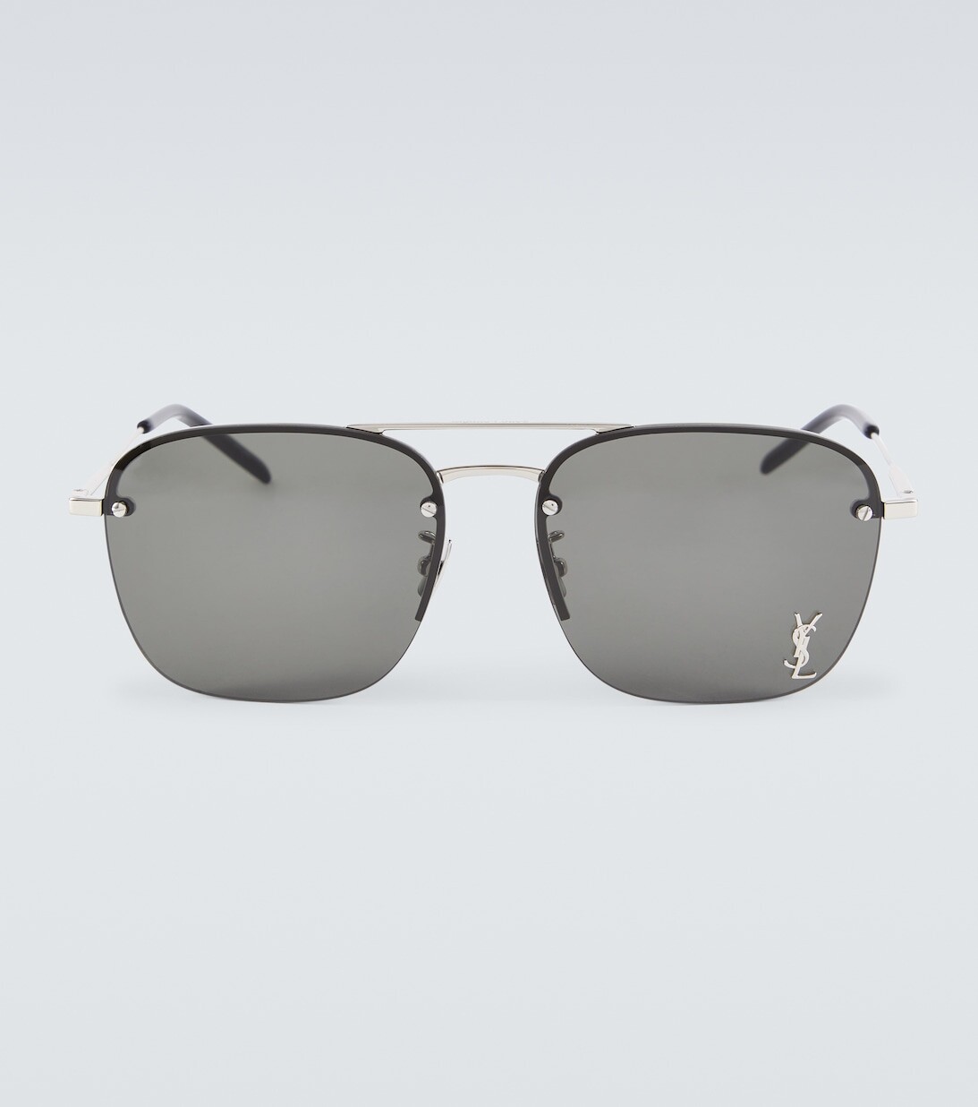 

Солнцезащитные очки-авиаторы SL 309 M Saint Laurent, серебряный