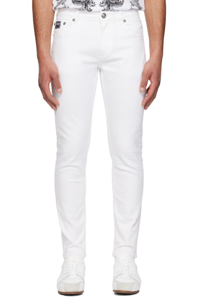 

Белые узкие джинсы Dundee Versace Jeans Couture