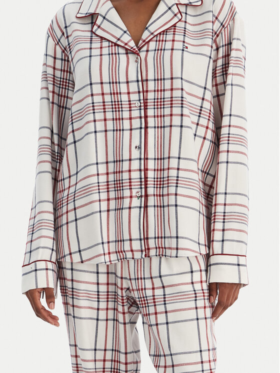Пижама relaxed fit UW0UW06155 Tommy Hilfiger, экрю — фото 3