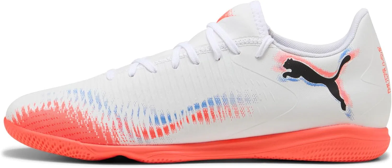 Мужские кроссовки PUMA Future Play для игры в помещении, White, Black, Bright Red