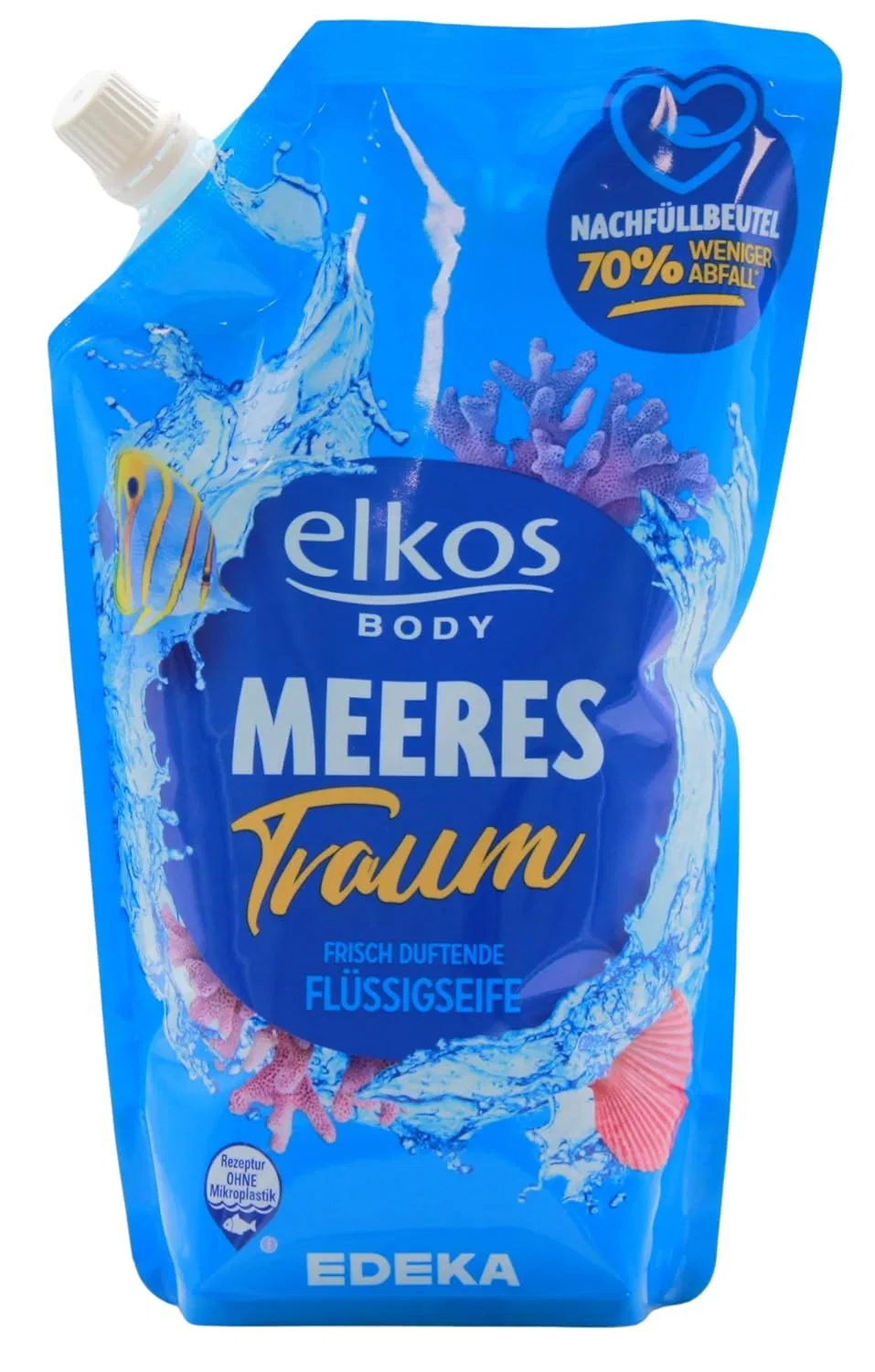 Жидкое мыло Elkos «Морская мечта», сменные блоки 7 x 750 мл Edeka