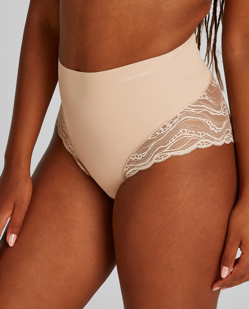

Трусики компрессионные SENSUAL STRETCH LACE Calvin Klein, бежевый