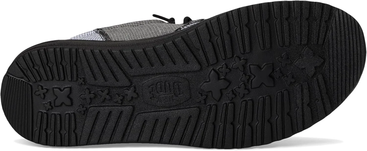 Кроссовки HEYDUDE Mens Wally Tri Mix Craft, черный/мультиколор — фото 3