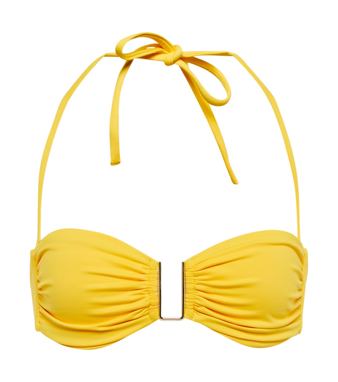 

Верх бикини бандо Barcelona Melissa Odabash, желтый