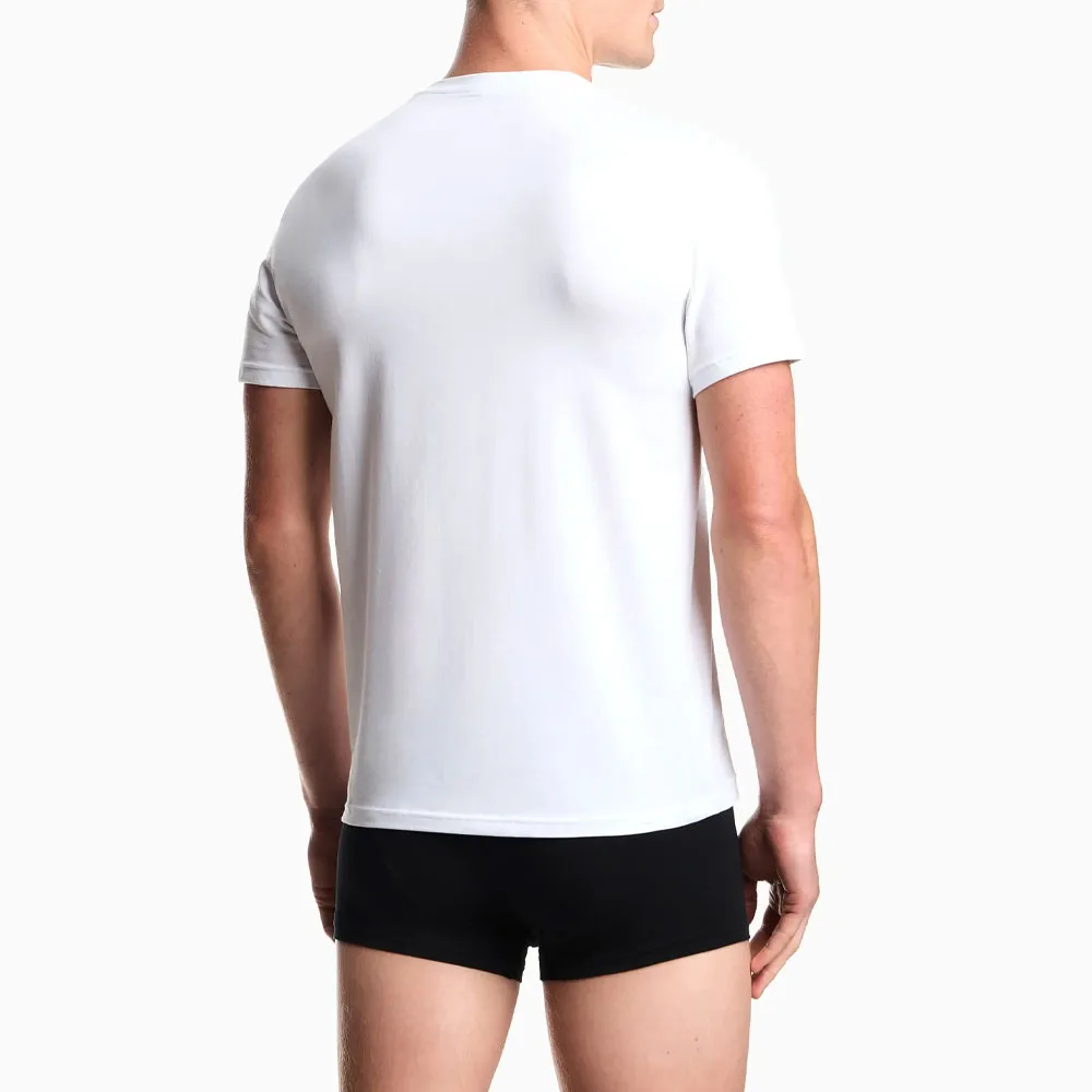 Две футболки Endurance Loungewear Jersey EMPORIO ARMANI, 2 Pack (Blue+White) — фото 3