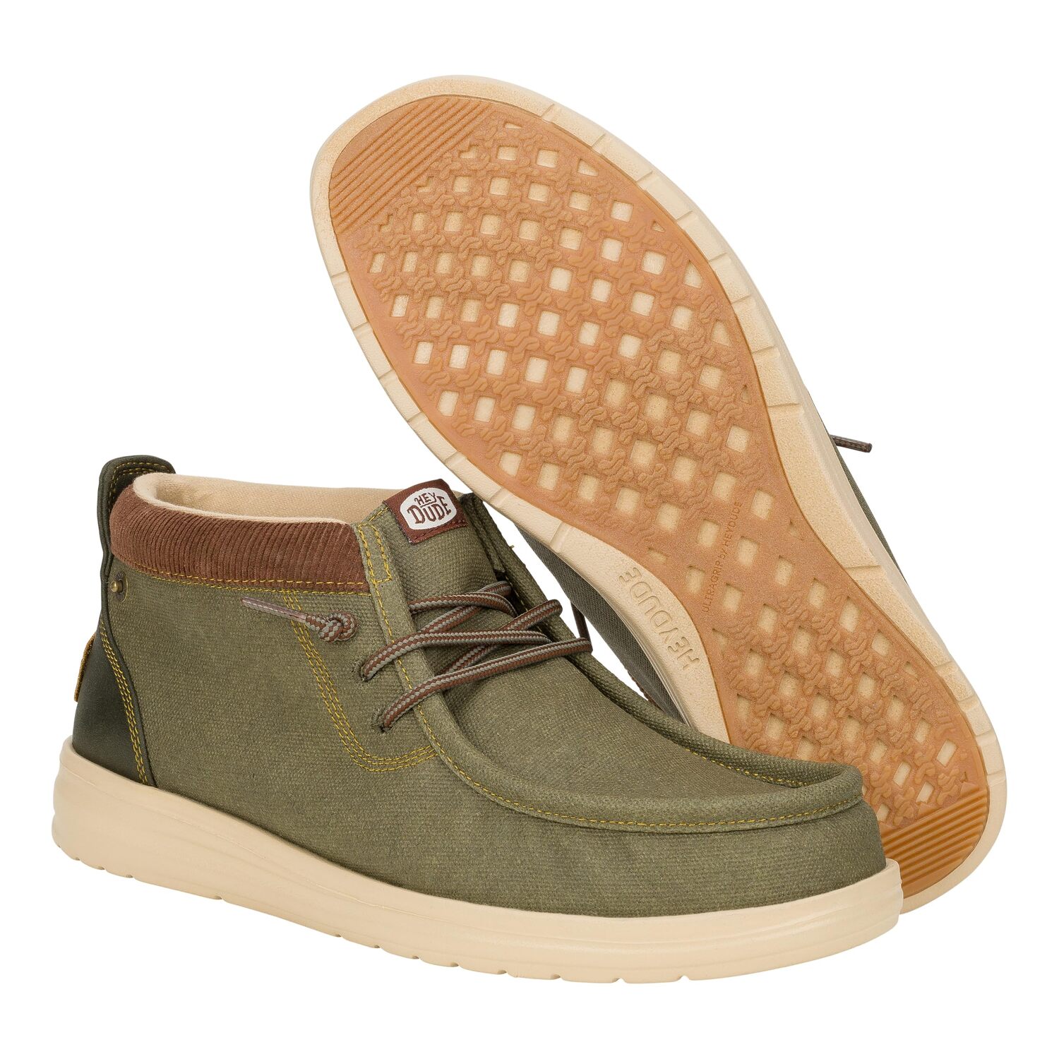 

Лоферы Hey Dude Wally Mid Gripr Workwear, Dusty Olive