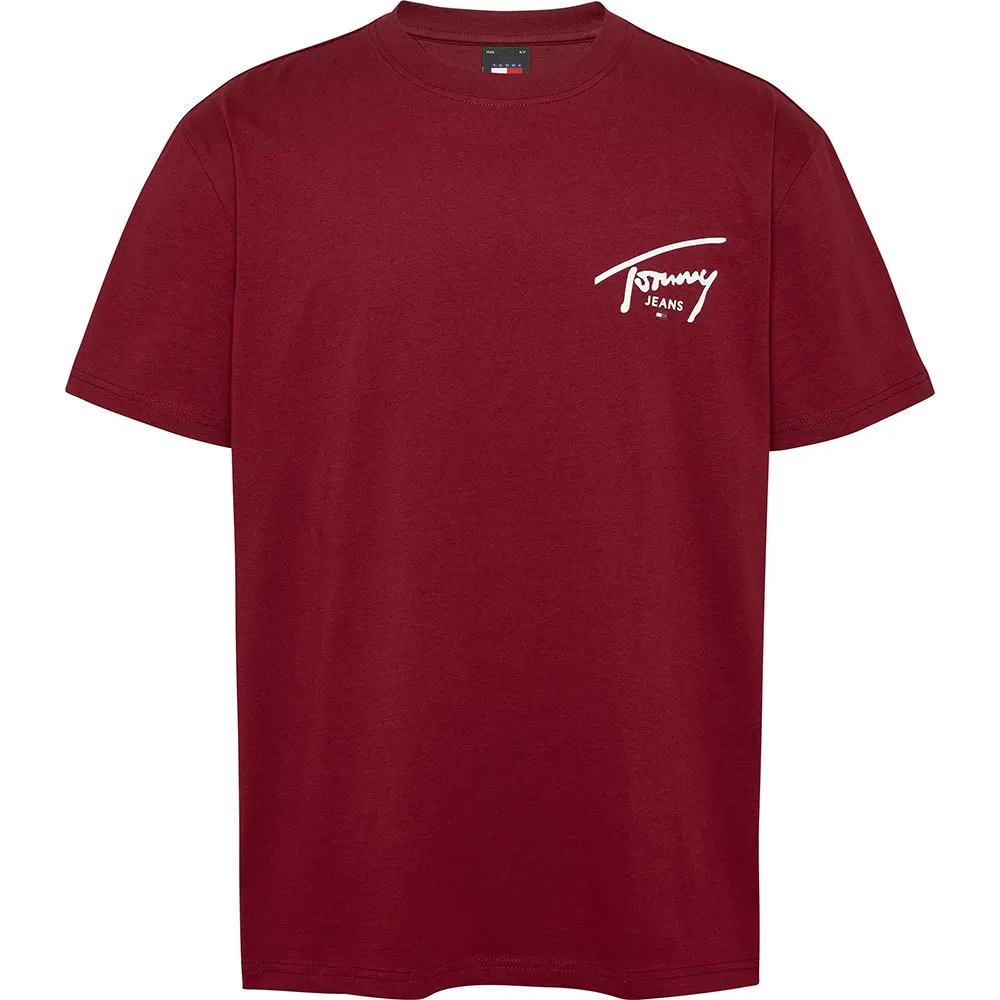 

Футболка Tommy Jeans Signature Print, красный