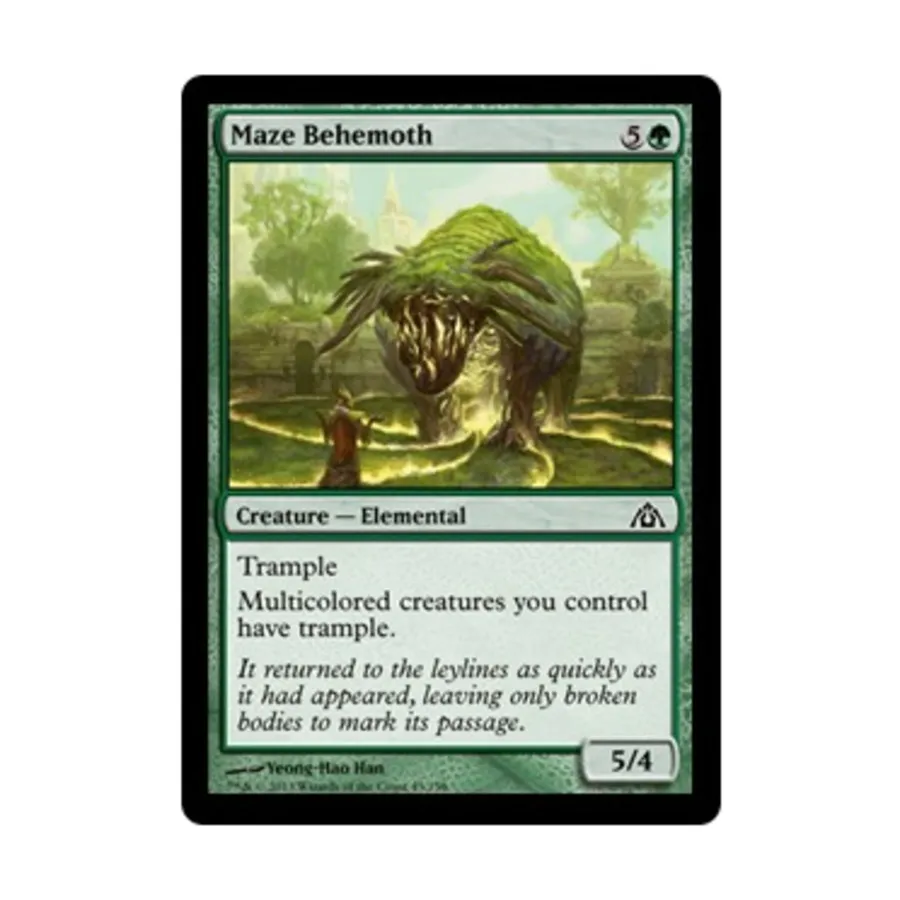 

CCG Лабиринт Бегемота (С) (Фольга), MTG - Dragon's Maze
