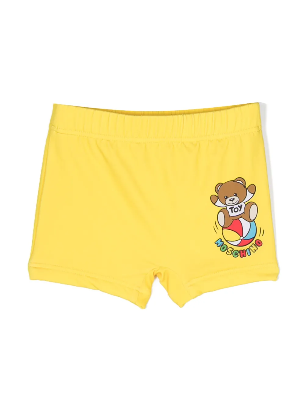 

Плавки-шорты с принтом Teddy Bear Moschino Kids, желтый