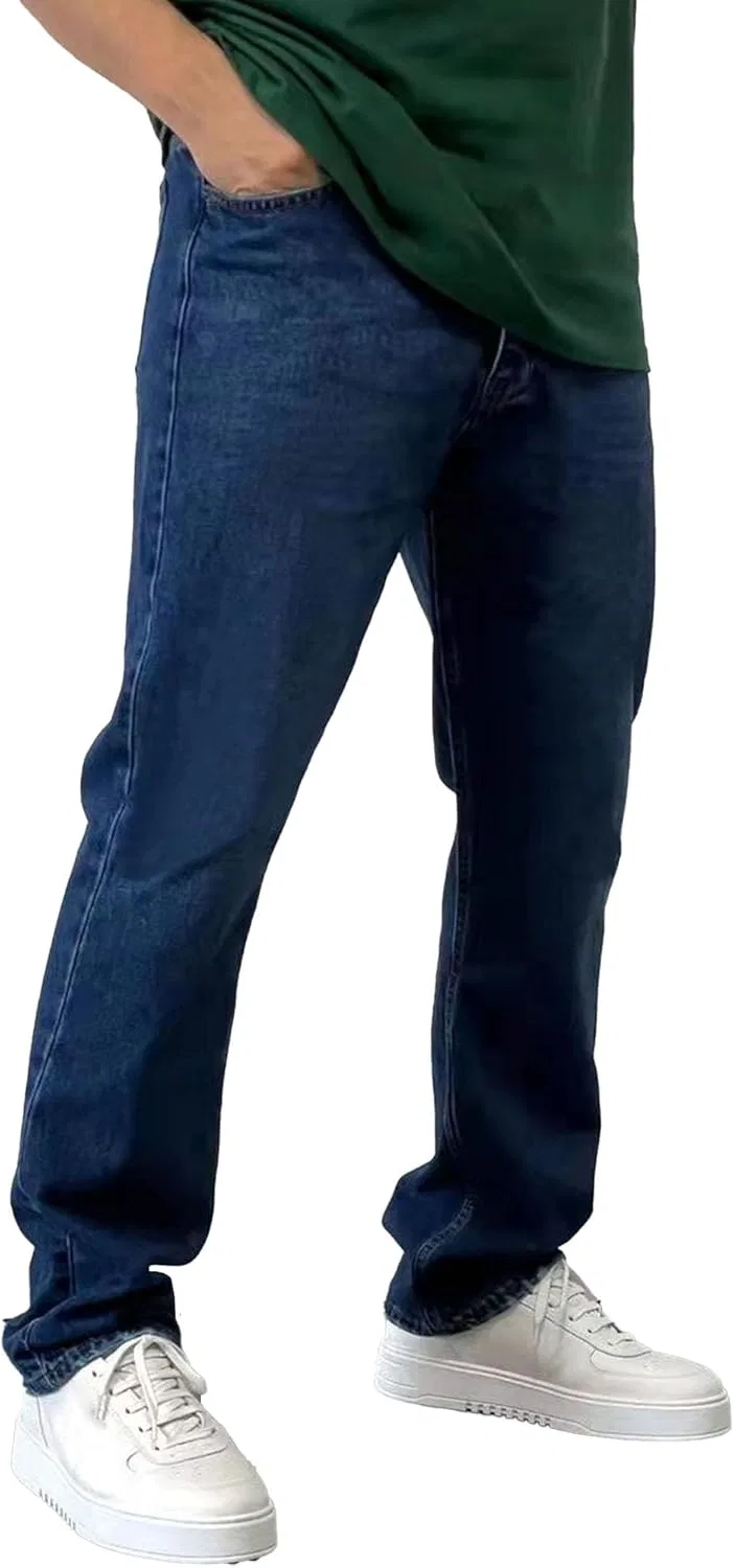 Джинсы прямого кроя, Slim Fit, Темно-синий