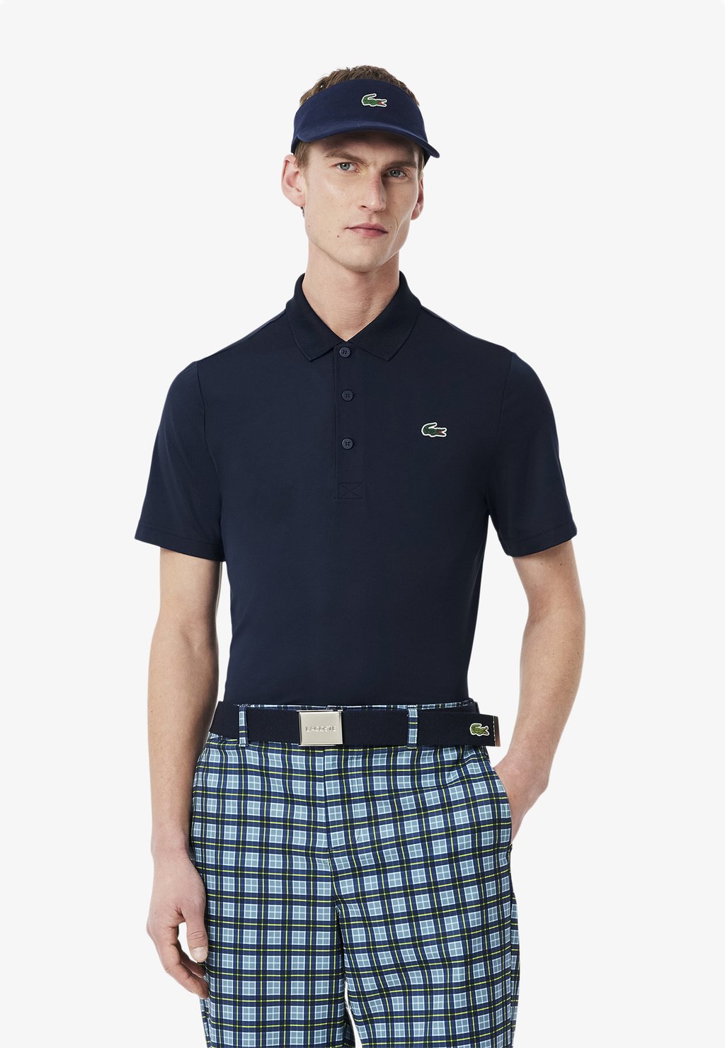 

Рубашка поло SHORT SLEEVES Lacoste Sport, синий