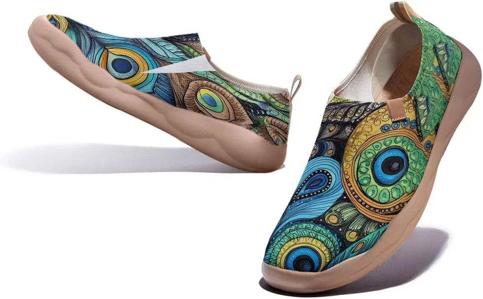 Мокасины мужские Arch Support Slip-On Loafers Abstract Stylish-012 Streetsavour — фото 2