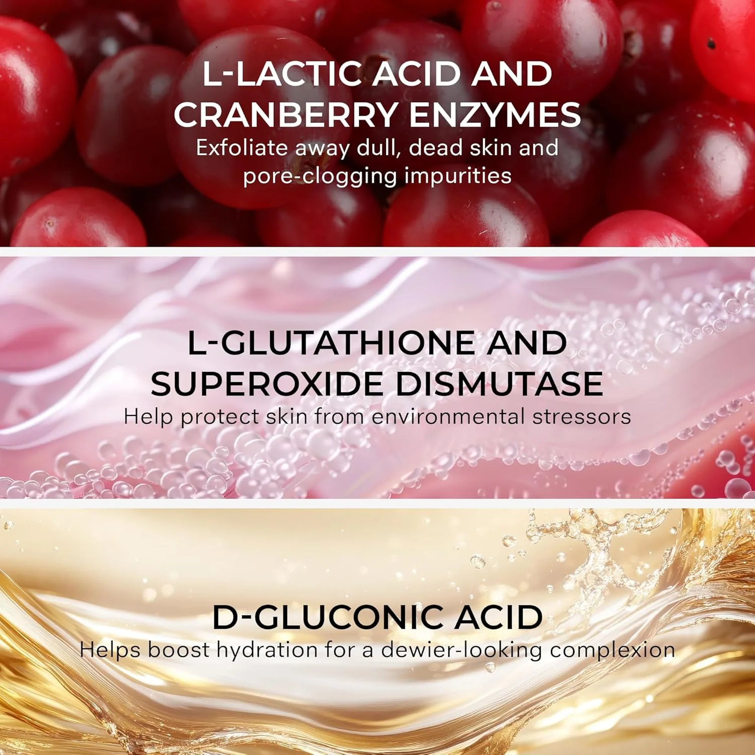 Маска для лица Cosmedix — Pure Enzymes Cranberry Exfoliating Facial Mask - питательная увлажняющая для сухой и, 60 г — фото 3