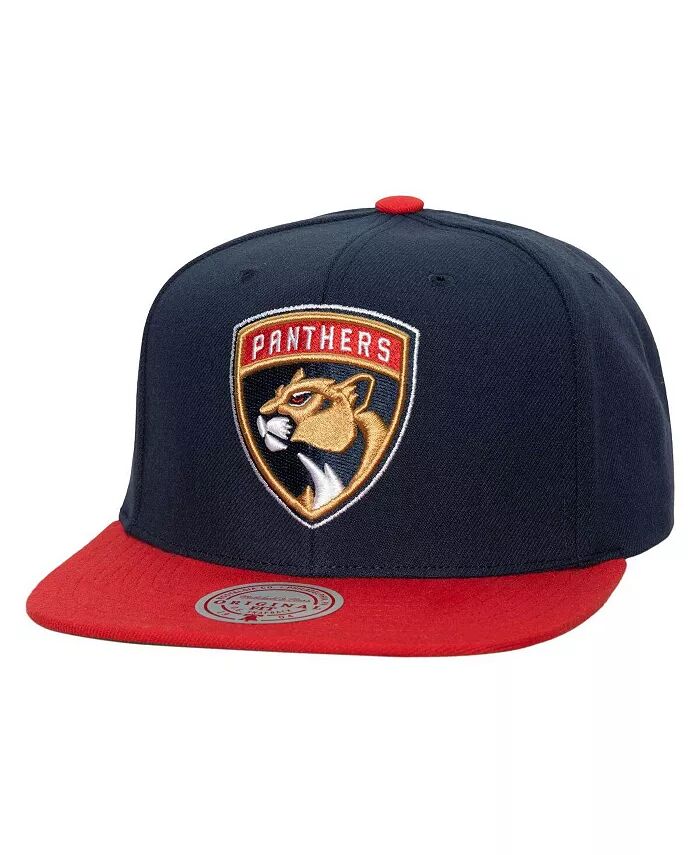 

Мужская темно-синяя бейсболка Florida Panthers Core Team Ground 2.0 Snapback Mitchell & Ness