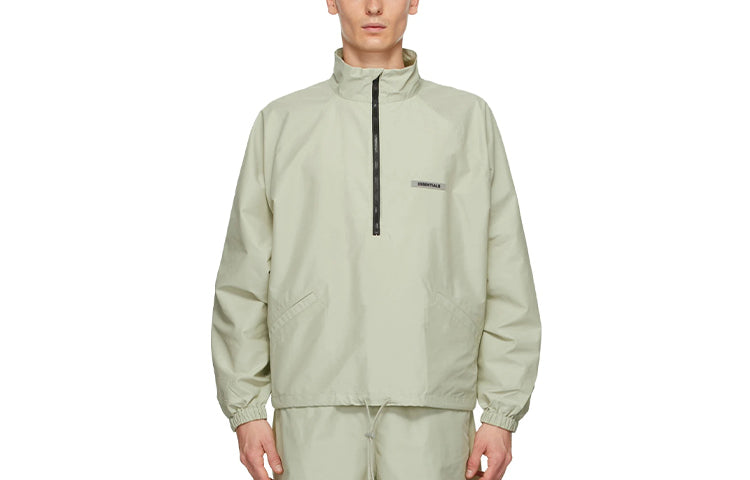 Куртка Fear of God Essentials FW20 Half-Zip Track Jacket Sage — фото 2