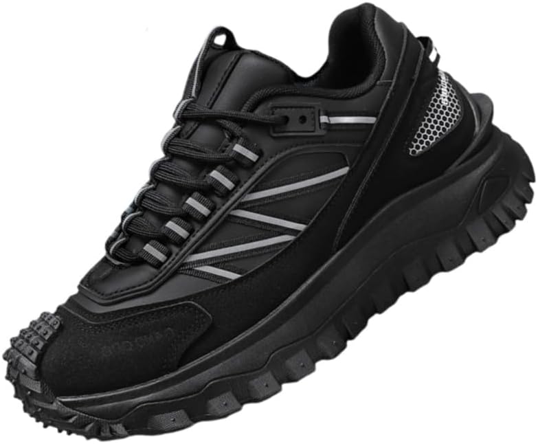 

Кроссовки Clolinde Plus Size весна 2025 для мужчин, черный